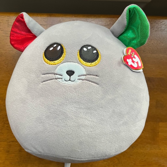 Ty Squish A Boo Chipper The Mouse 10” - Picture 1 of 9